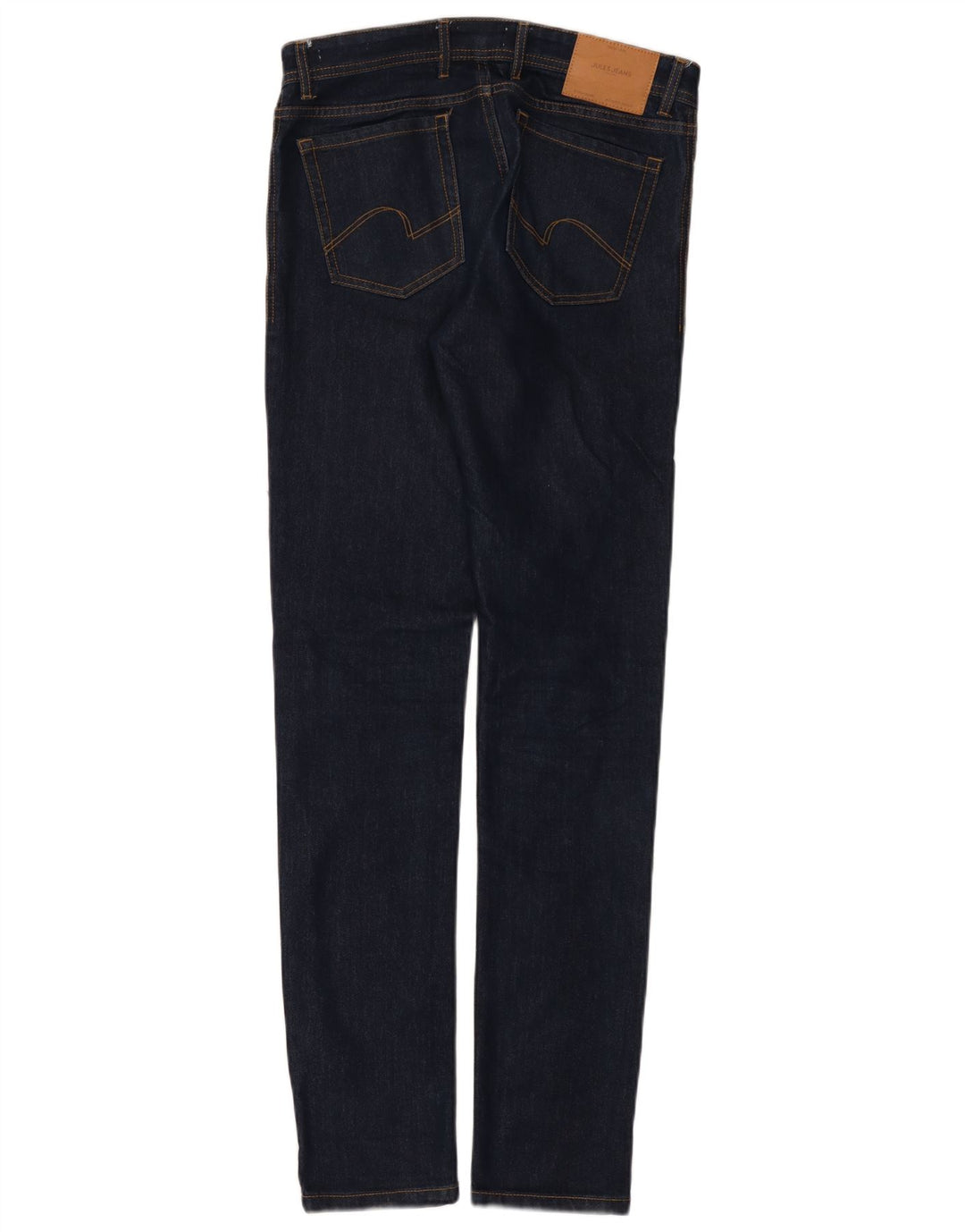 Jules Mens Slim Jeans W38 L34 Navy Blue Cotton