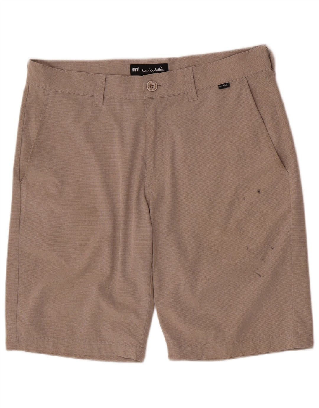 Мужские шорты чинос Travis Mathew Regular Fit W32, средний бежевый, полиэстер