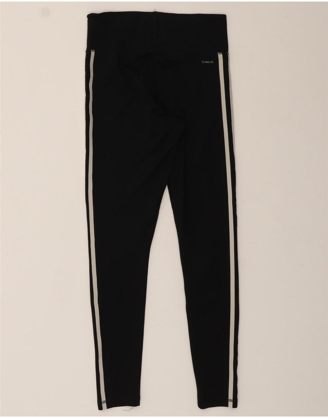 ADIDAS Womens Climalite Leggings UK 8/10 Small  Black Polyester Vintage Adidas and Second-Hand Adidas from Messina Hembry 