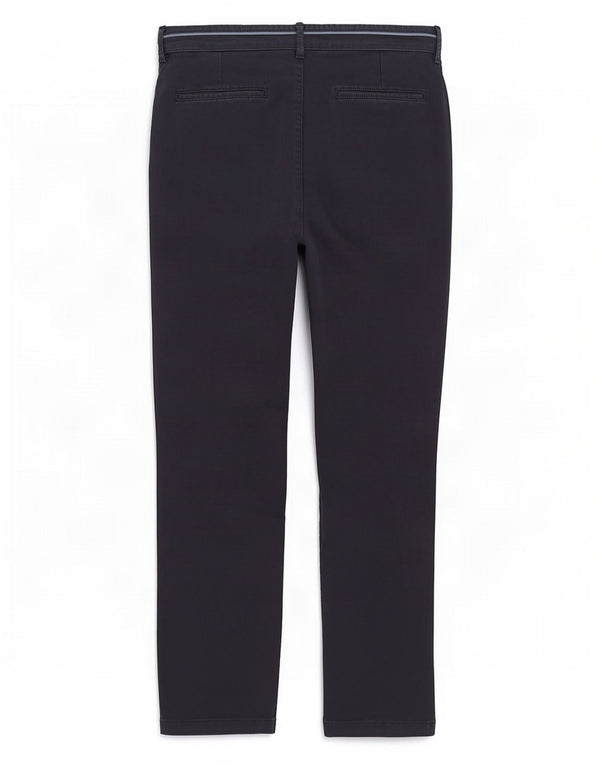 Springfield Pantalon Chino Slim Homme W32 L30 Bleu Marine Coton