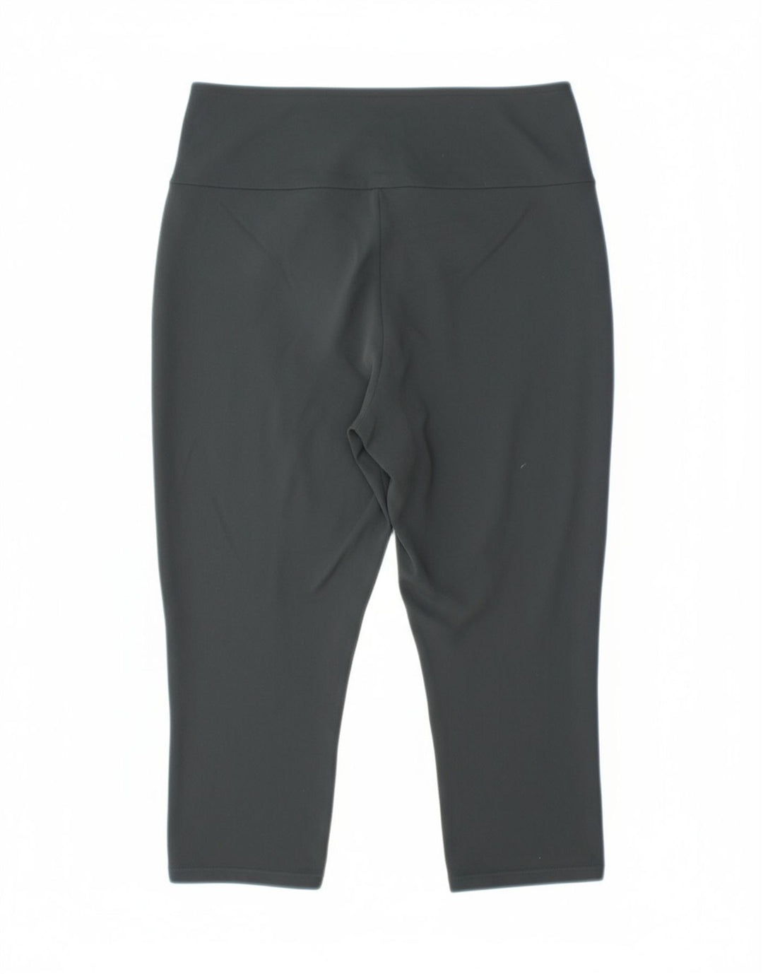 REEBOK Womens Capri Leggings UK 12/14 Medium Grey Polyamide