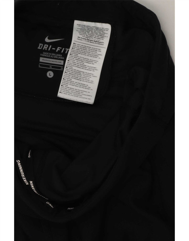 Nike løbeleggings til kvinder UK 14 Stor sort polyester