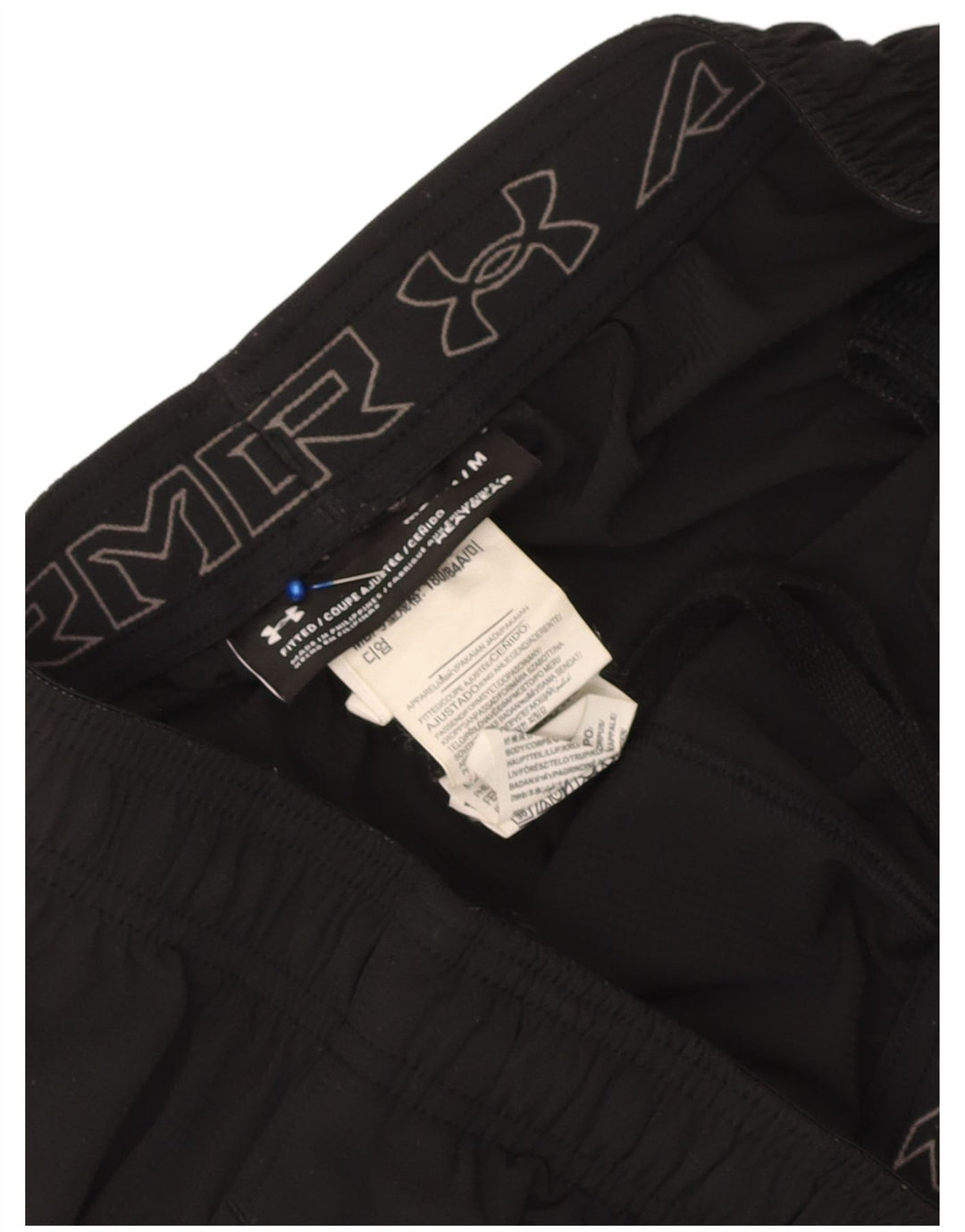 Pantaloncini sportivi Under Armour da uomo Heat Gear medio poliestere nero
