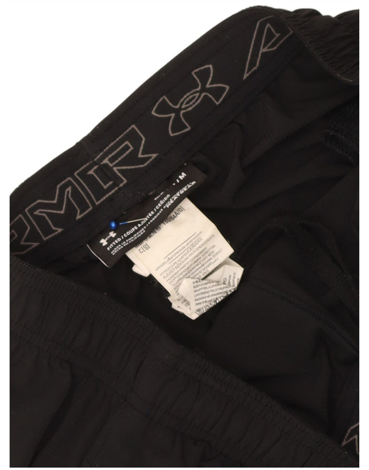 Pantaloncini sportivi Under Armour da uomo Heat Gear medio poliestere nero