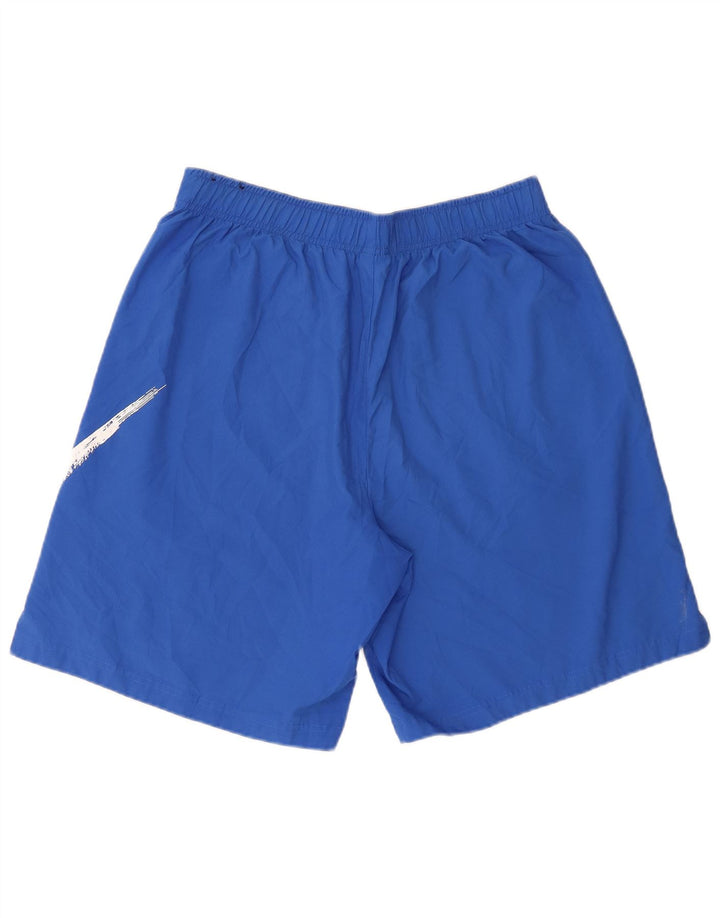 Nike Mens Dri Fit Graphic Sport Shorts XL  Blue Polyester
