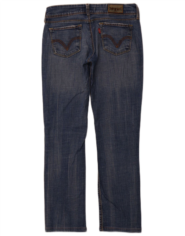 LEVI'S Womens 571 Slim Jeans W29 L28 Blue Cotton