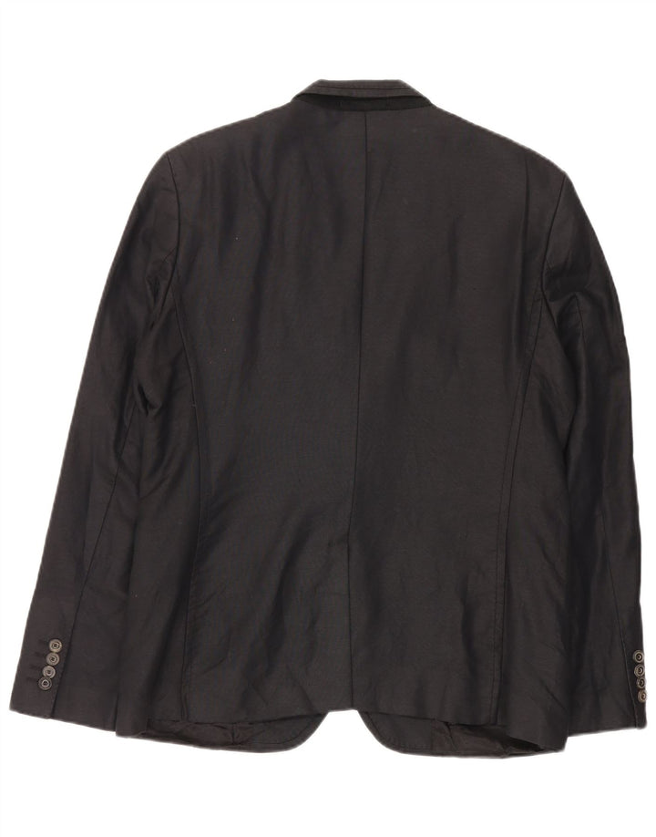 Zara Herre 2-knaps blazerjakke EU 54 XL Sort