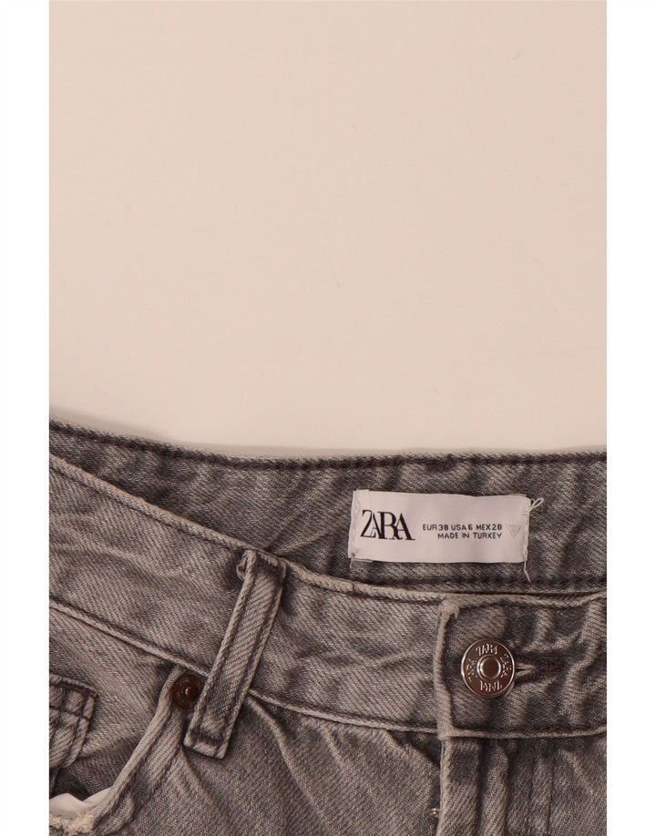 ZARA Womens Loose Jeans EU 38 Small W28 L31 Grey
