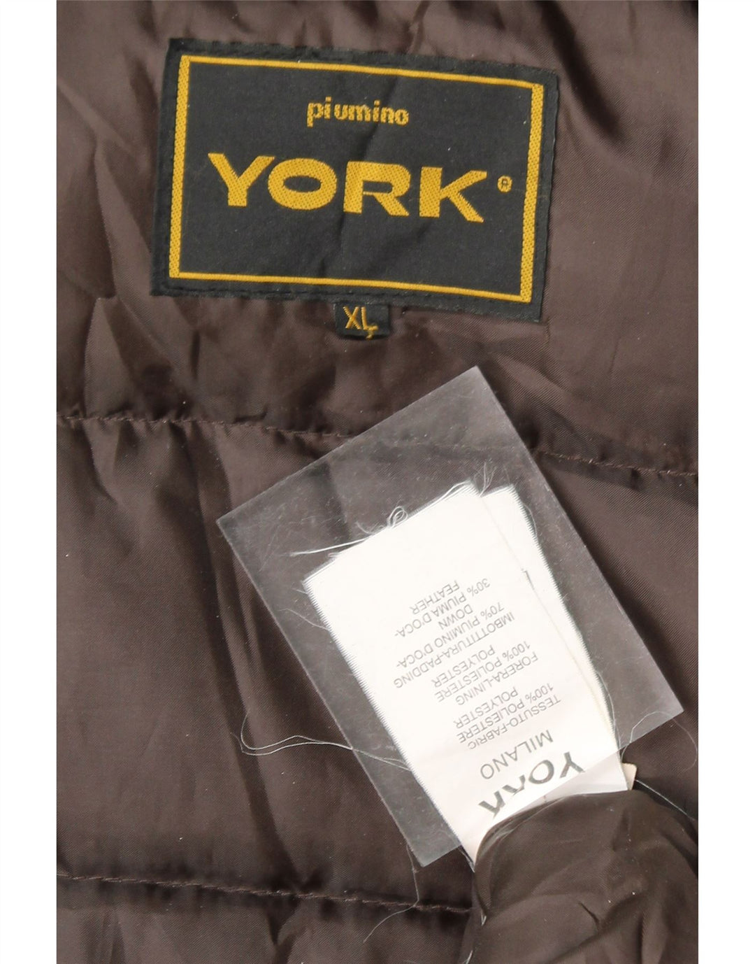 YORK Boys Padded Gilet 13-14 Years XL Black Polyester Vintage York and Second-Hand York from Messina Hembry 