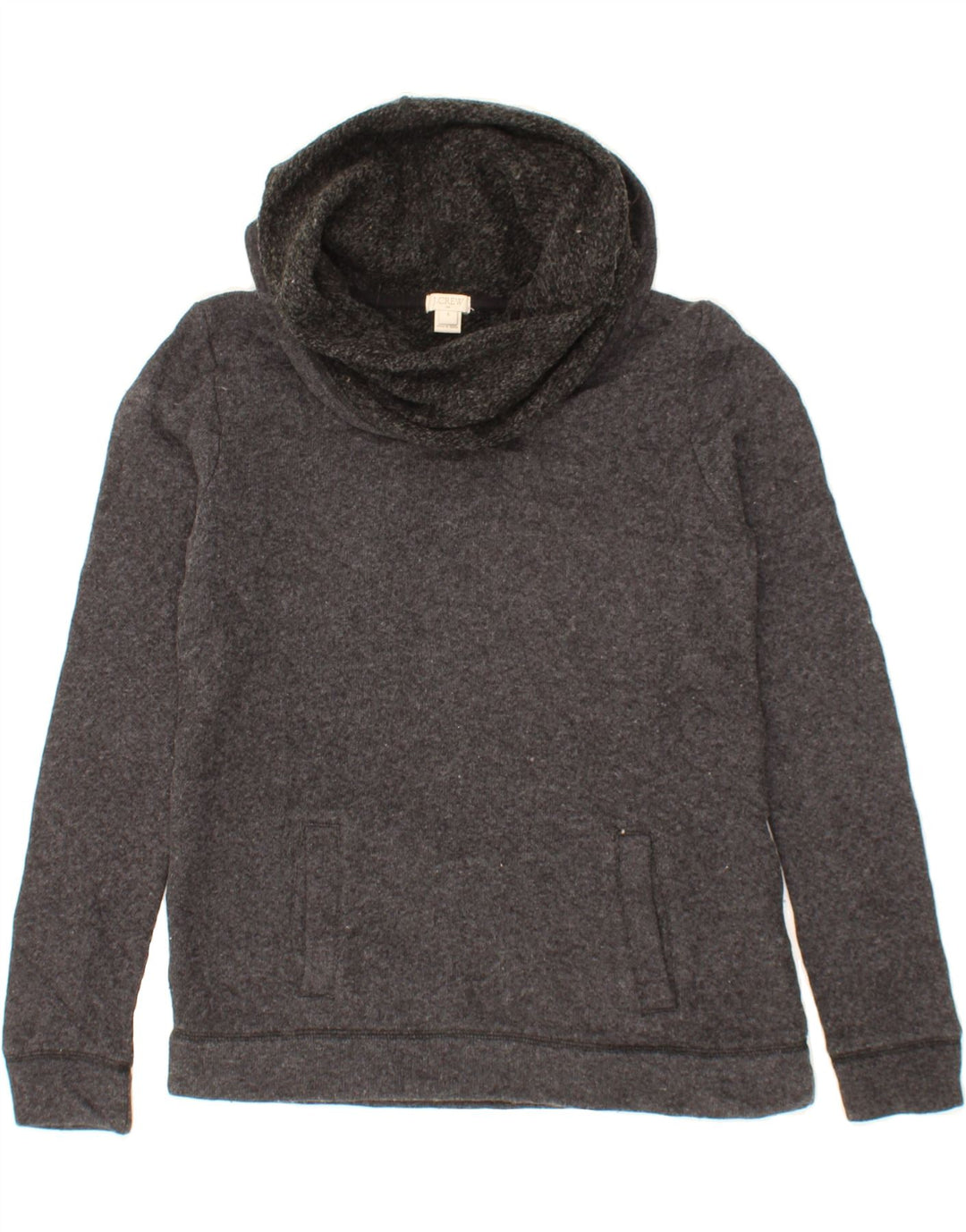 J. CREW Womens Sweatshirt Jumper UK 10 Small Grey Cotton Vintage J. Crew and Second-Hand J. Crew from Messina Hembry 