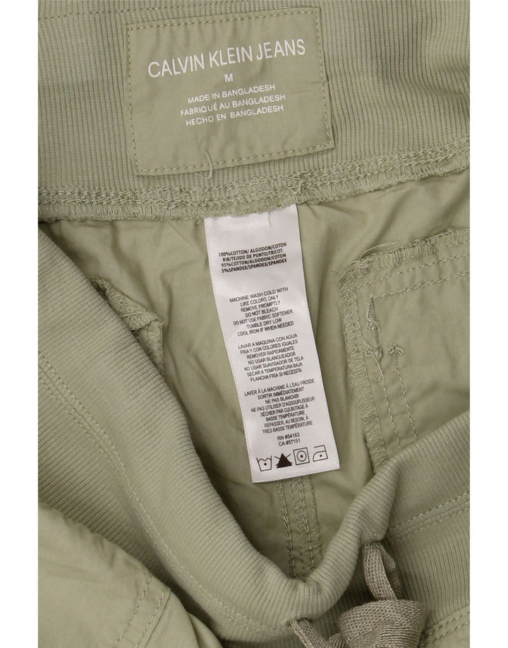 Calvin Klein Womens Chino Shorts Medium W30 Khaki Cotton