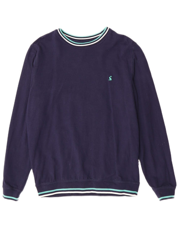 Joules sweatshirt til mænd Medium marineblå stribet bomuld
