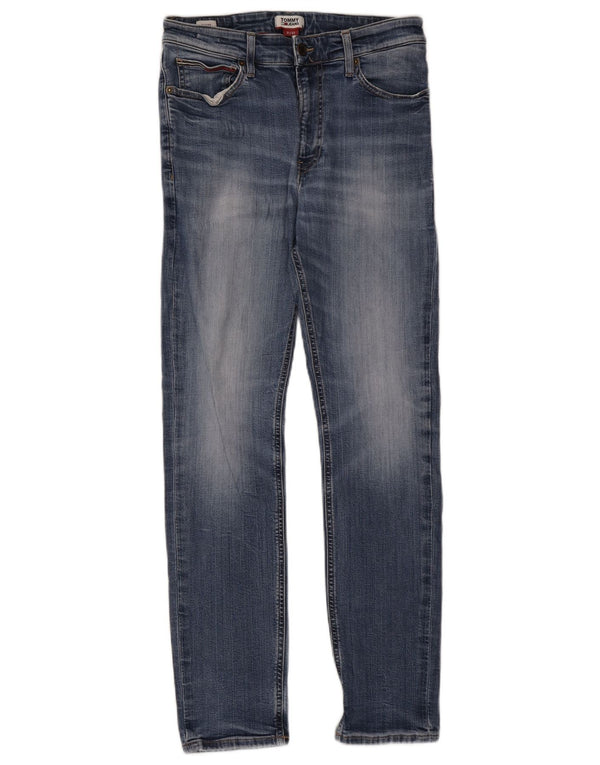Tommy Hilfiger Mens Skinny Jeans W31 L32 Azul Algodão