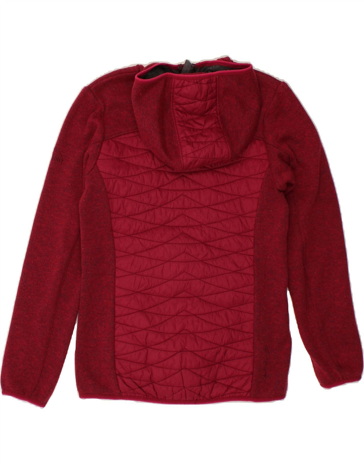 MCKINLEY Womens Zip Hoodie Sweater UK 10 Small Red Polyester Vintage McKinley and Second-Hand McKinley from Messina Hembry 