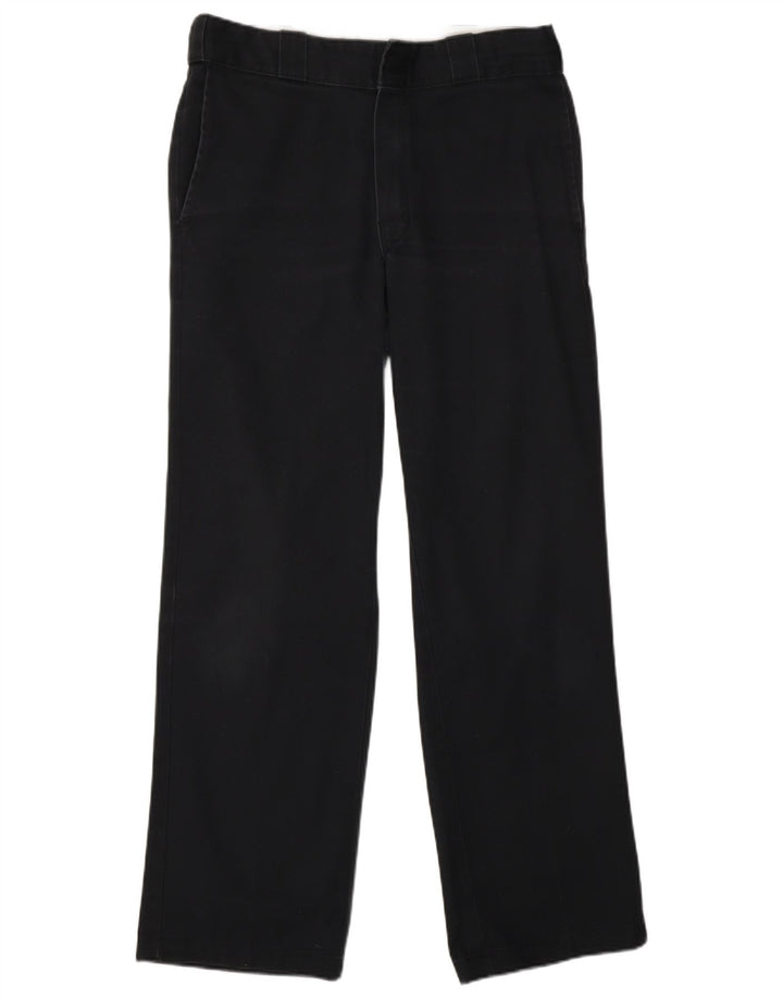 DICKIES Womens Straight Chino Trousers W29 L29 Grey Vintage Dickies and Second-Hand Dickies from Messina Hembry 