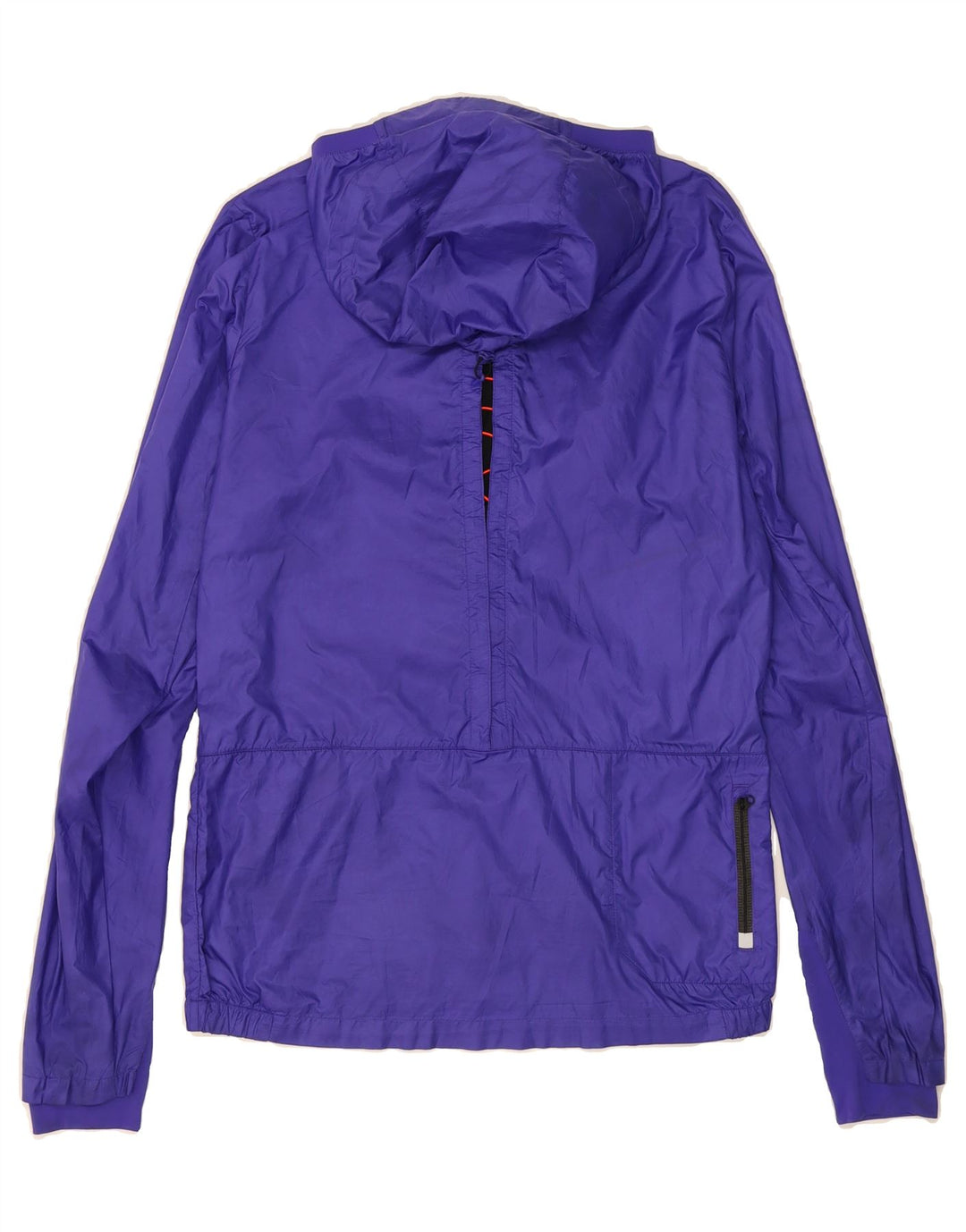 ADIDAS Mens Hooded Rain Jacket UK 38 Medium Purple Polyester Vintage Adidas and Second-Hand Adidas from Messina Hembry 