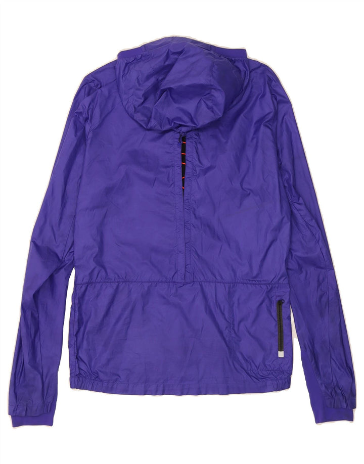 ADIDAS Mens Hooded Rain Jacket UK 38 Medium Purple Polyester Vintage Adidas and Second-Hand Adidas from Messina Hembry 