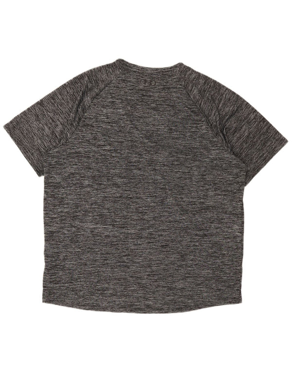 Under Armour Herre T-Shirt Top 2XL Grå Flecked Polyester