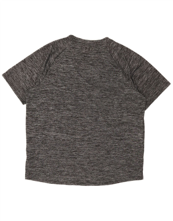 Under Armour Herre T-Shirt Top 2XL Grå Flecked Polyester