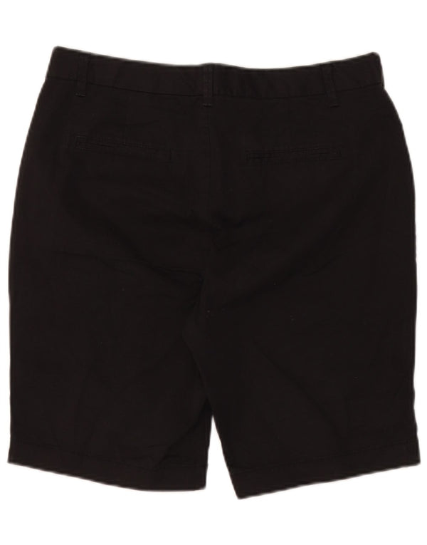 Gap Womens Chino Shorts UK 8 Small W32 Black Bomuld