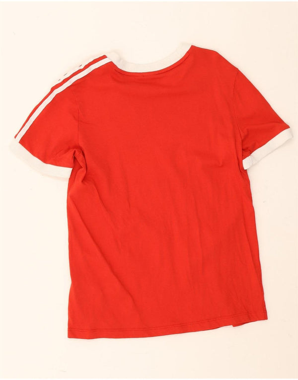 Adidas Camiseta para mujer Top UK 12 Medium Red Cotton