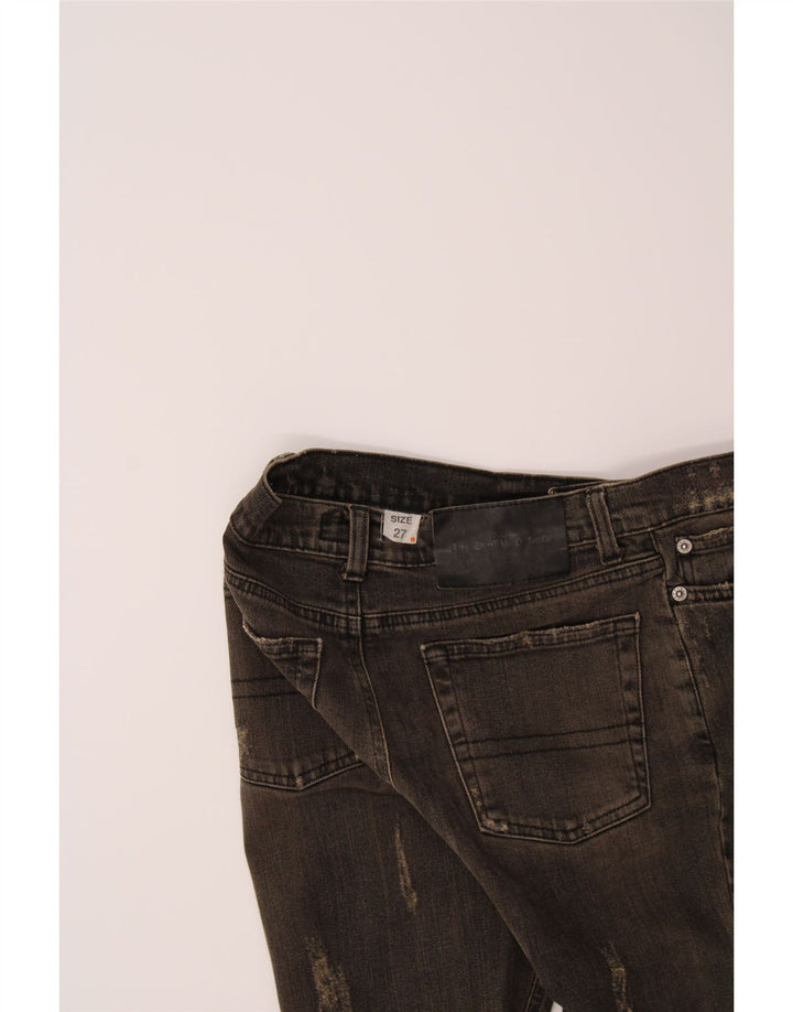 RICHMOND Womens Distressed Slim Jeans W27  L29 Grey Cotton Vintage Richmond and Second-Hand Richmond from Messina Hembry 