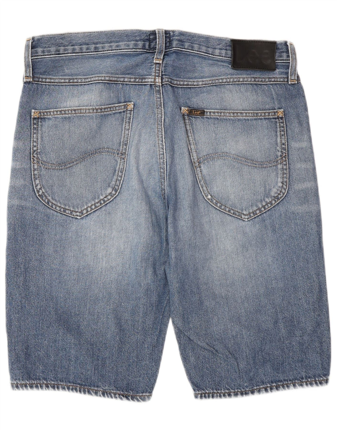 Lee Mens 5 Pocket Short Denim Shorts W31 Medium Blue Cotton