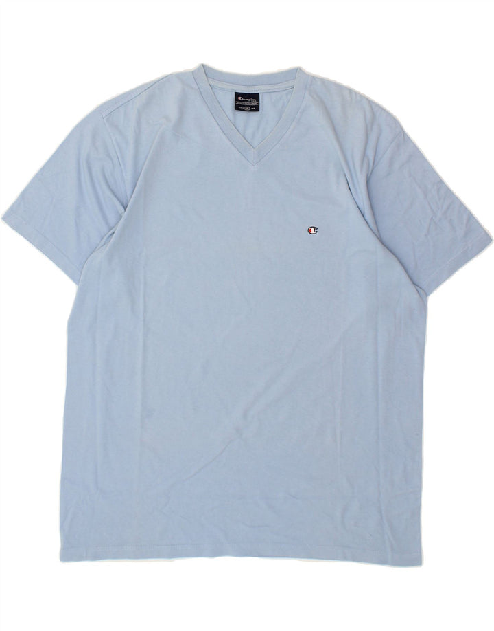 CHAMPION Mens T-Shirt Top 2XL Blue Cotton Vintage Champion and Second-Hand Champion from Messina Hembry 