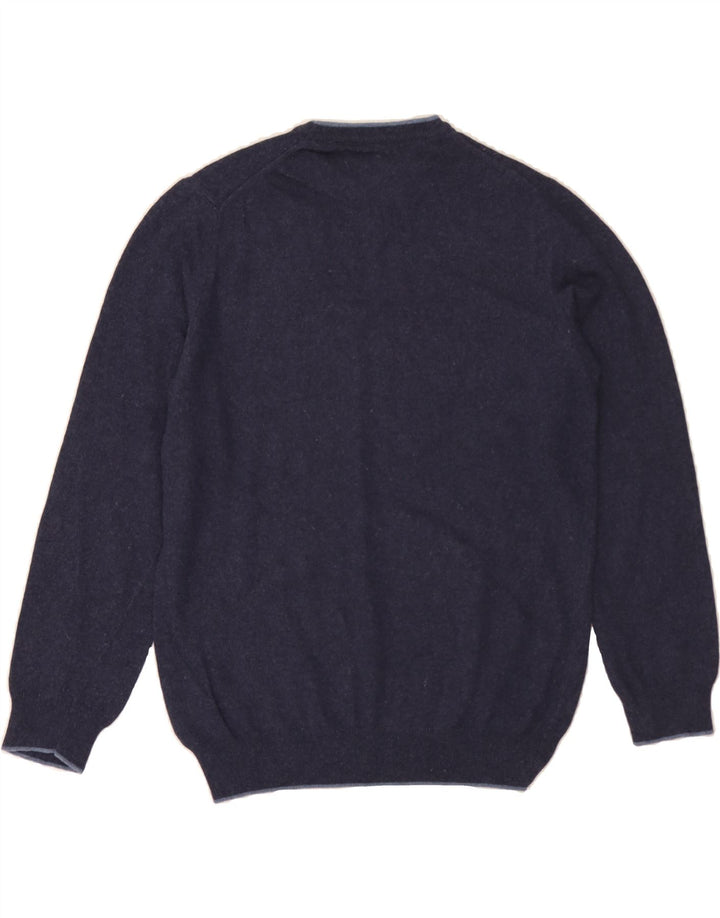 NORTH SAILS Womens Crew Neck Jumper Sweater UK 14 Medium Navy Blue Vintage North Sails and Second-Hand North Sails from Messina Hembry 