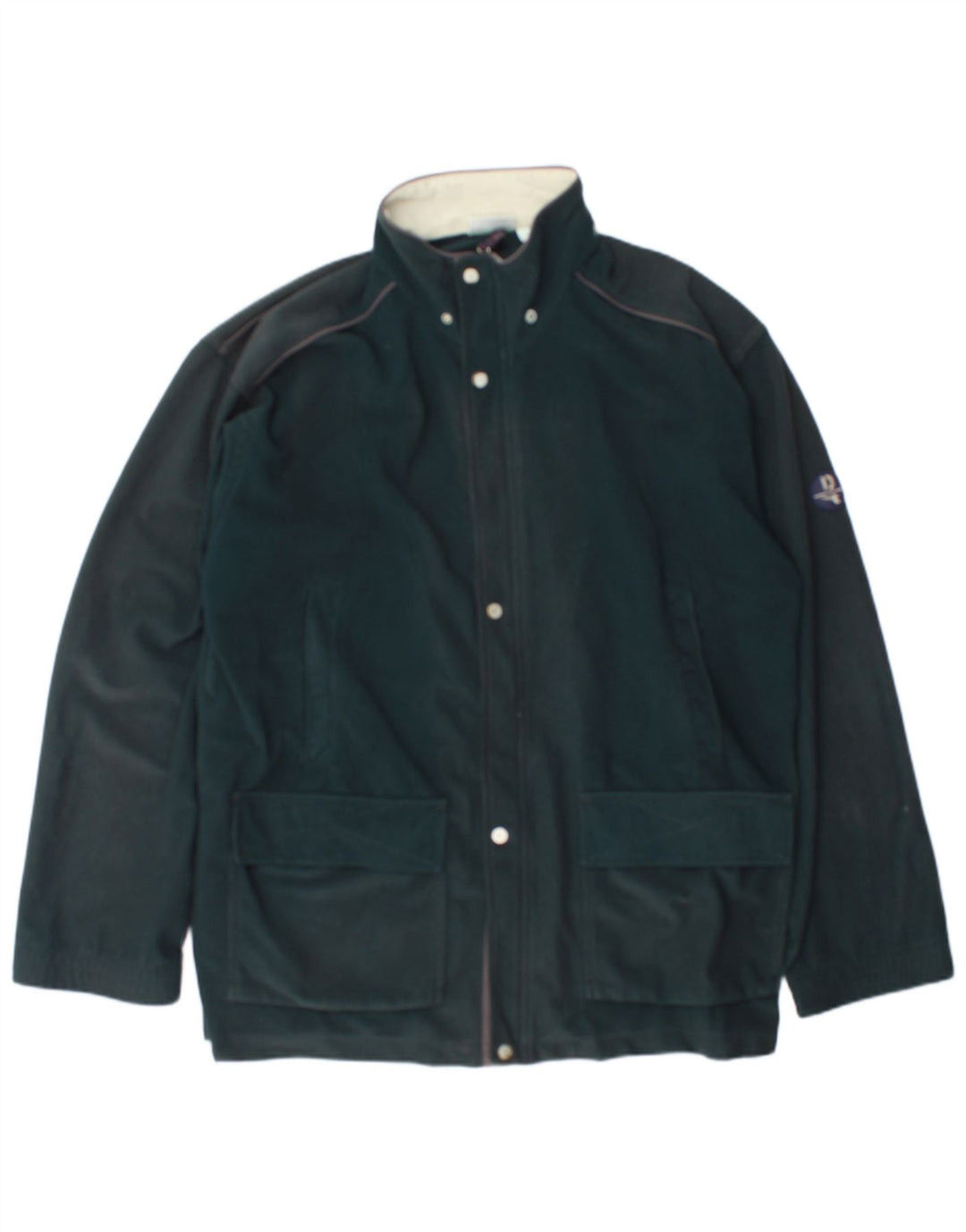 Diadora Mens Tracksuit Top Jacket UK 46 2XL Green Polyester