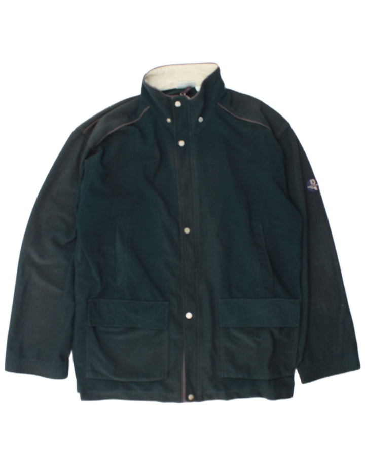 Diadora Mens Tracksuit Top Jacket UK 46 2XL Green Polyester