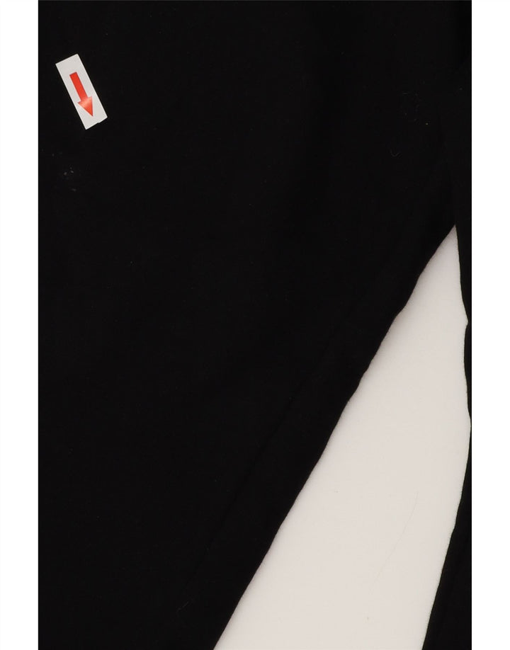 ZARA Mens Tracksuit Trousers Joggers Medium Black Cotton