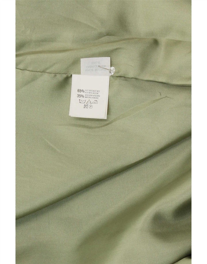Vintage Mens 1 Button Blazer Jacket IT 52 XL Green Acetate