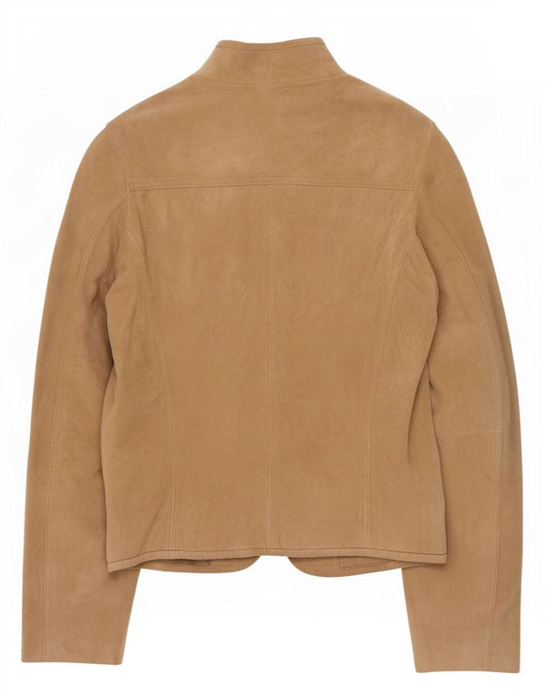Zarro Dame Ruskindsjakke IT 42 Medium Beige Læder
