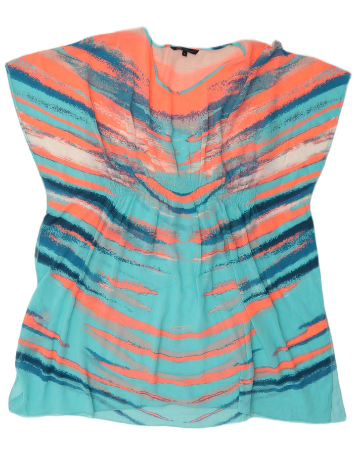 Marks & Spencer Womens See Through Kaftan Dress UK 10 Small Multicolored