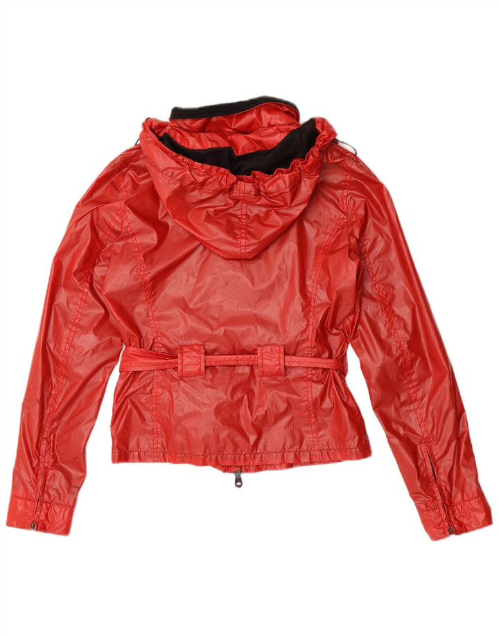 Giacca antipioggia da donna con cappuccio Refrigiwear IT 38 XS Rosso Poliestere