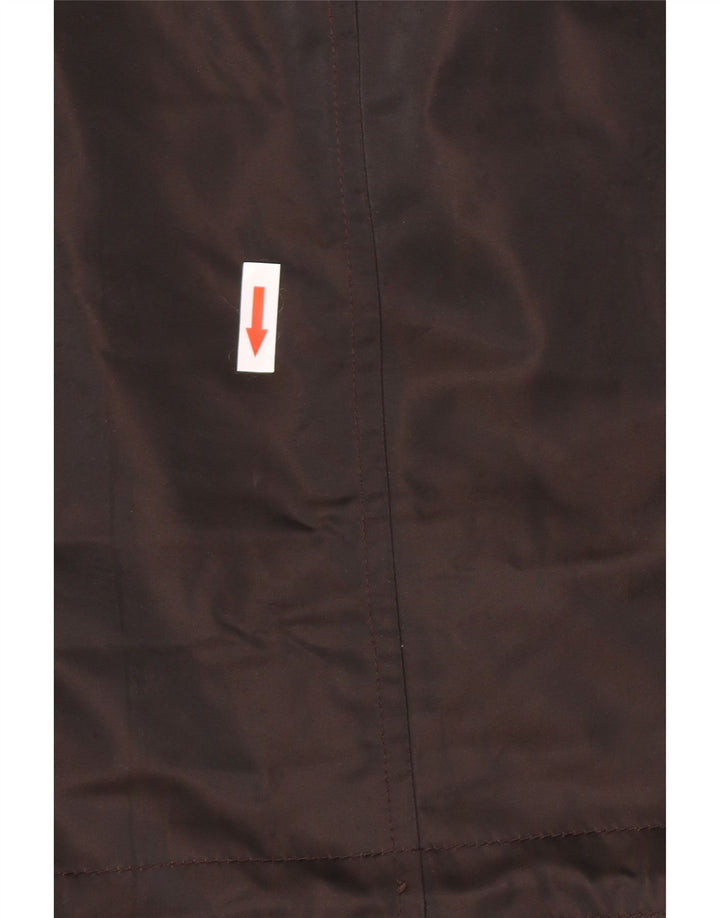 Zara Mens Hooded Utility Jacket UK 38 Medium Brown