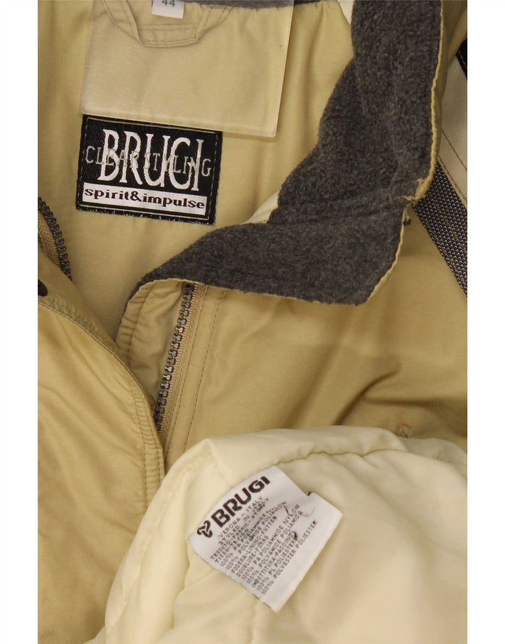 Brugi γυναικείο μπουφάν για σκι υπερμεγέθη IT 44 Medium Beige Colourblock Polyamide
