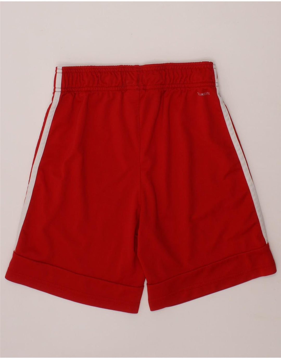 ADIDAS Boys Sport Shorts 11-12 Years  Red Polyester Vintage Adidas and Second-Hand Adidas from Messina Hembry 