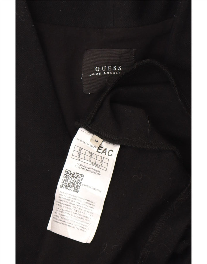 GUESS Womens Longline Oversized Open Blazer Jacket UK 8 Small Black Cotton Vintage Guess and Second-Hand Guess from Messina Hembry 