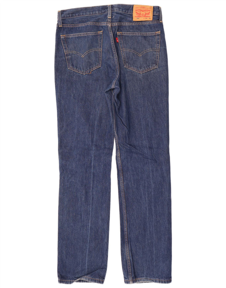 LEVI'S Herre 516 Straight Jeans W34 L34 Blå