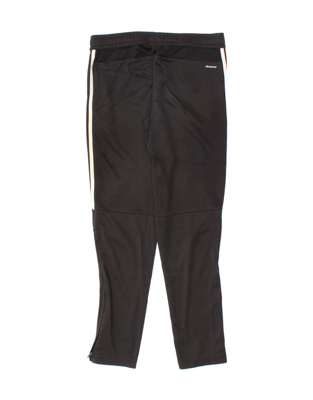 ADIDAS Boys Tracksuit Trousers 11-12 Years Black Polyester Vintage Adidas and Second-Hand Adidas from Messina Hembry 