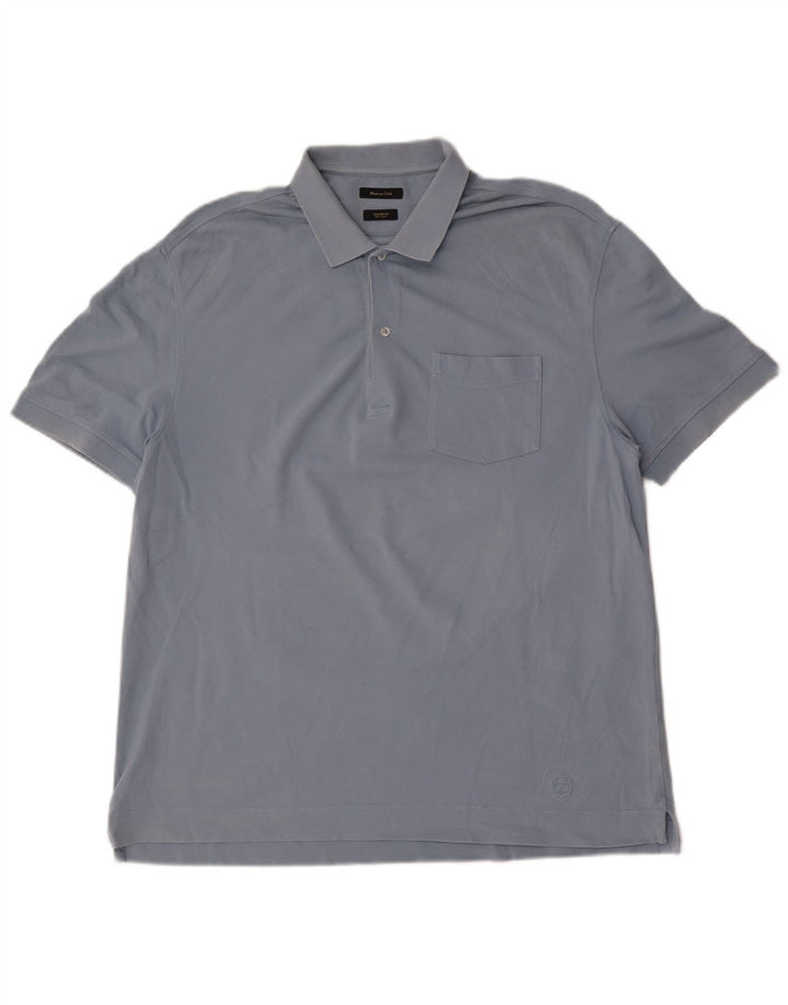 Massimo Dutti Herre Polo Shirt Large Blue