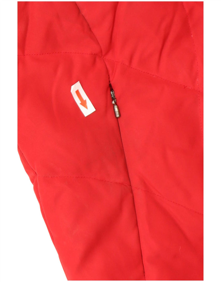 Esprit női párnázott dzseki UK 18 XL piros poliészter