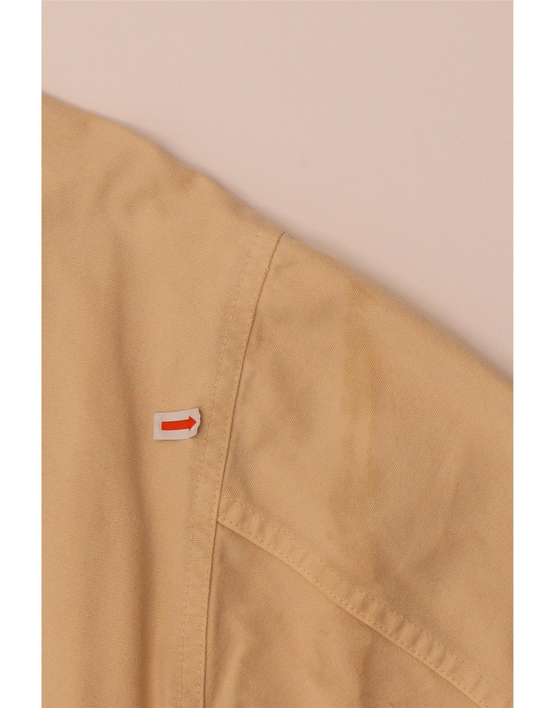 MURPHY & NYE Womens Bomber Jacket UK 14 Medium Beige Cotton Vintage Murphy & Nye and Second-Hand Murphy & Nye from Messina Hembry 