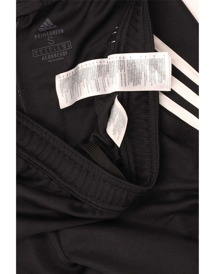Adidas Mens Aeroready Tracksuit Trousers Small Black Polyester