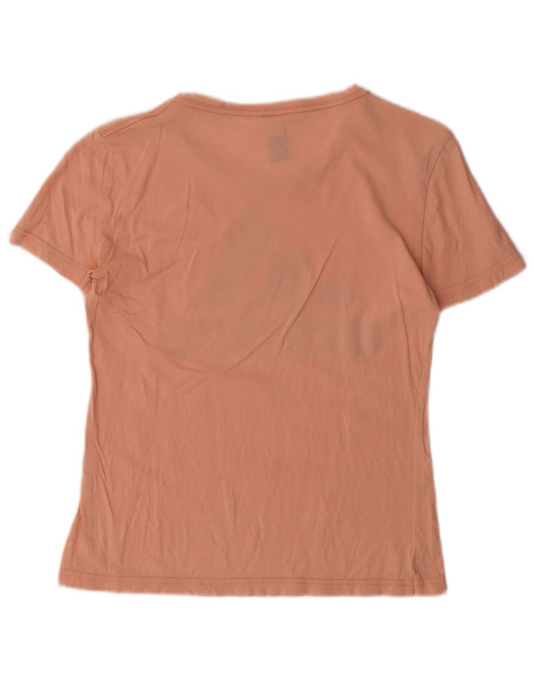 Camiseta Adidas Feminina Graphic Top UK 10 Pequena Rosa