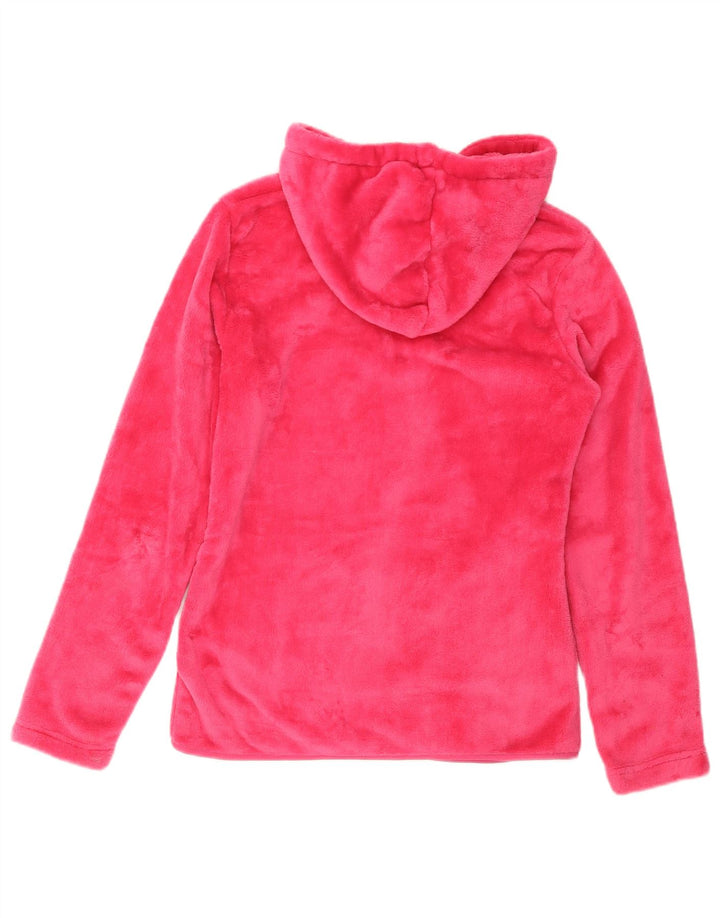 BRUGI Damen-Fleecejacke mit Kapuze, UK 10, Größe S, rosa, Polyester