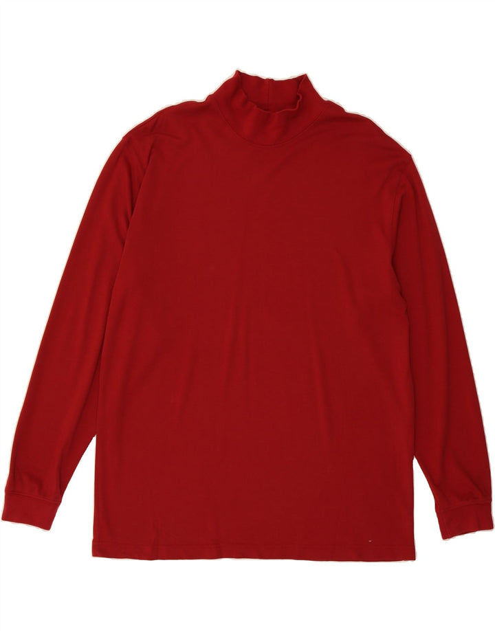 L.L.BEAN Mens Top Long Sleeve Large Red Cotton Vintage L.L.Bean and Second-Hand L.L.Bean from Messina Hembry 