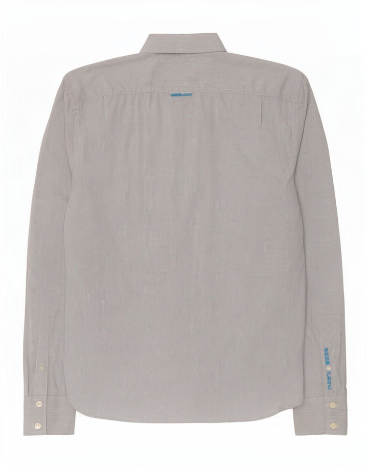 Superdry Chemise Homme 2XL Coton Vichy Blanc
